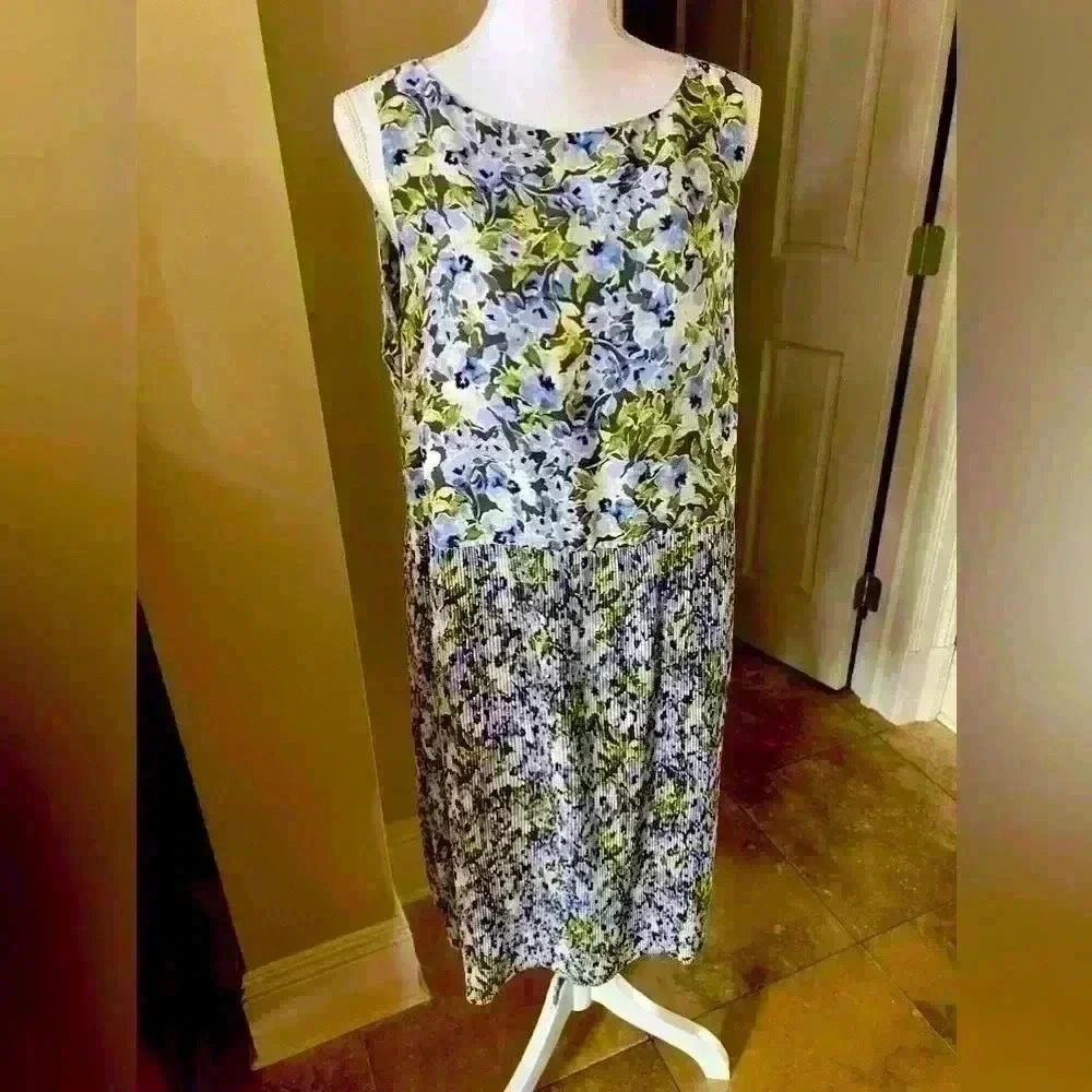 J Jill  ladies large sleeveless dress excellent condition lined from waist down. - Picture 5 of 15